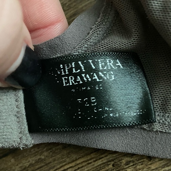 (CLOSET CLOSING FINAL SALE) Vera Wang Natural Lift Slate Purple Underwire Bra - Picture 8 of 8